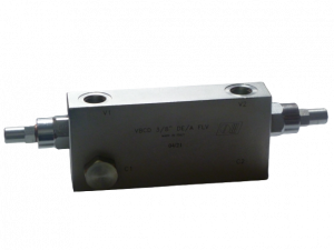 Valve d'équilibrage double flasquable drainage interne type VBCD-DE-FLV 3/8"