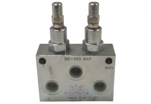 Limiteur de pression double + retour type VMPD 3/8" - 20-100b