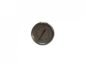 Manomètre à bain de glycérine Ø50 0-10b raccord arrière 1/4"