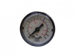 Manomètre sans glycérine Ø40 0-16b raccord arrière 1/8"