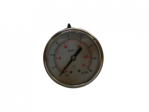 Manomètre à bain de glycérine Ø63 0-16b raccord arrière 1/4"