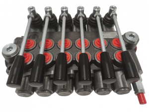 Distributeur monobloc DM 40 6 éléments tiroirs/commandes A1A1A1A1E1E1 + levier