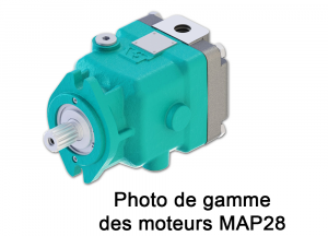 MOT.PIST.AXIAUX MAPB SAE B 35CC MK ARB Ø22.2 G 3/4 ARR