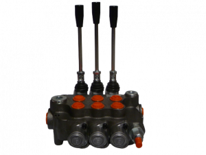 Distributeur monobloc DM 80 3 éléments tiroirs/commandes A1A1C1 + levier