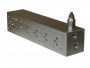 Bloc BL6 6 position orifices latéraux + limiteur de pression