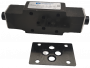 VALVE CETOP 3 MODULAIRE DOUBLE LIMITEUR DE DEBIT VERS P