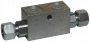 Clapet double piloté VBPDE 3/8" L 2 CEXC avec écrous et olives 3/8'