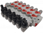 Distributeur monobloc MB 25 6 éléments tiroirs/commandes A1E1E1E1E1E1 + levier